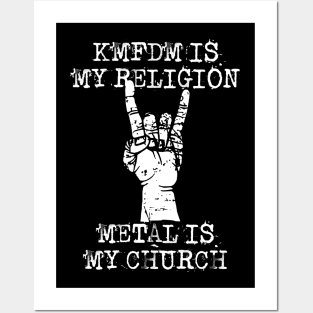 kmfdm is my religion Posters and Art
